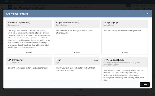 SAP CPI Helper: Otimize seu fluxo no SAP Integration Suite - Screenshot 2