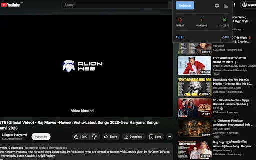 AlionWeb: Proteção Parental e Bloqueio de Sites Maliciosos - Screenshot 5