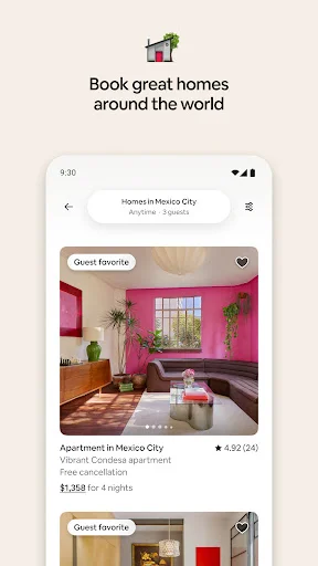 Baixar Airbnb: Reserve Casas e Experiências Incríveis no Android - Screenshot 2