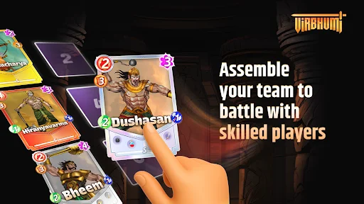 Baixar Virbhumi Strategy Card Game – Batalhas Épicas de Cartas - Screenshot 3