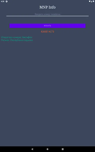 Operadora de Telefone: Identifique Números da Rússia Rapidamente - Screenshot 13