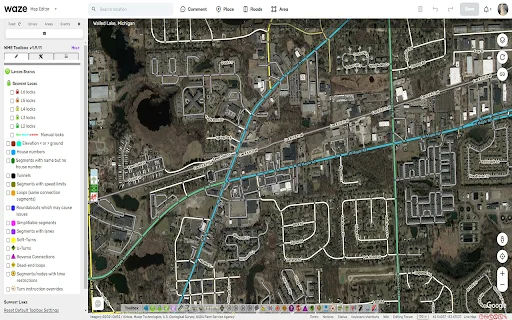 WME Toolbox: Otimize Suas Edições no Waze Map Editor – Baixe Já - Screenshot 1