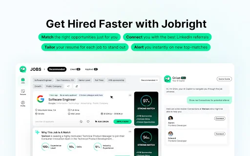 Jobright Autofill: Preencha Candidaturas e Currículos em Segundos - Screenshot 4