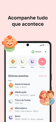 Nona – Assistente para Bebês: Rotina, Sono e Diário Inteligente - Screenshot 2