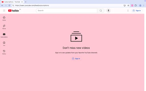 Pastel Pink YouTube: Deixe seu YouTube com um visual rosa incrível - Screenshot 3