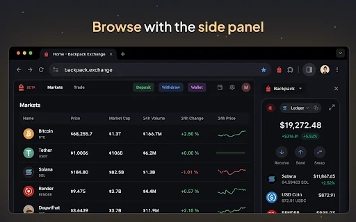 Backpack Wallet: Sua Carteira Crypto Multi-chain de Elite - Screenshot 5