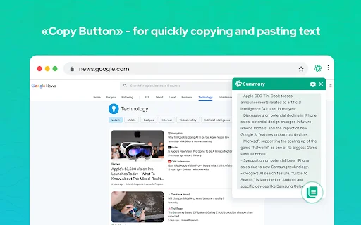 Resumo para Youtube: Resuma Vídeos e Sites com IA – Download Grátis - Screenshot 4