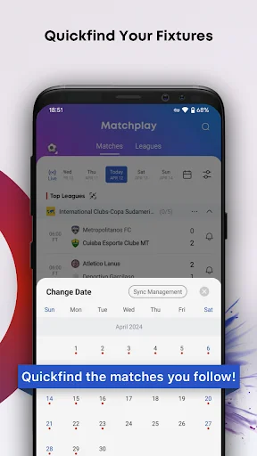 Matchplay: Resultados ao Vivo e Estatísticas de Futebol e Basquete - Screenshot 8