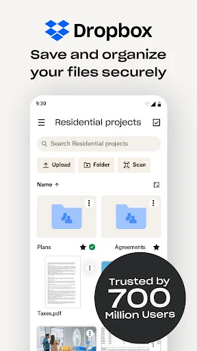 Dropbox: Armazenamento em Nuvem Seguro e Sincronização Ágil - Screenshot 1