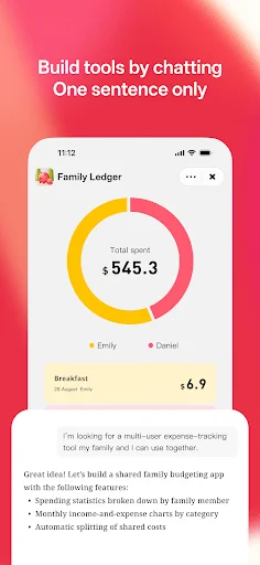 Baixar Macaron AI: Crie Ferramentas Personalizadas e IA Grátis - Screenshot 1