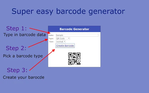 Barcode Generator: Crie Códigos de Barras Grátis no Navegador - Screenshot 1