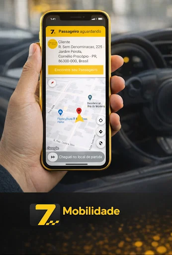 Baixar 7 Mobilidade – Passageiros: Transporte Rápido e Seguro - Screenshot 3