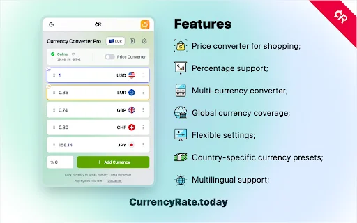 Currency Converter PRO – Conversor de Moedas Rápido e Preciso - Screenshot 1