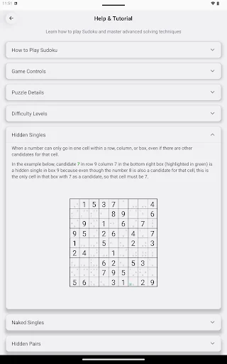 Baixe Sudoku Trainer! – Domine Técnicas de Sudoku e Melhore Agora - Screenshot 15