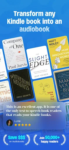 AudioBooks Unlimited to Kindle: Transforme Livros em Áudio Agora - Screenshot 1