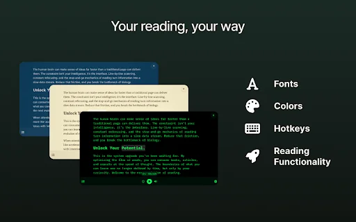 SwiftRead: Leia 3x Mais Rápido e Otimize seu Tempo – Extensão Chrome - Screenshot 5