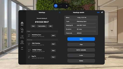 Baixar Zoom Workplace: Reuniões Eficientes com IA – Download Grátis - Screenshot 15