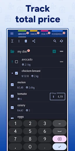 Shopping List – Enchan Li: Organize suas compras com facilidade - Screenshot 6