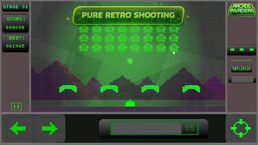 Arcade Invaders From Space: Baixe o Jogo de Tiro Retrô Grátis - Screenshot 1