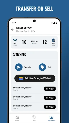 Baixe o App Minnesota Lynx: Ingressos, Notícias e Jogos ao Vivo - Screenshot 6