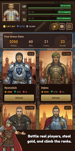 Baixar Gladia2: RPG Online MMORPG Medieval Grátis para Android - Screenshot 8