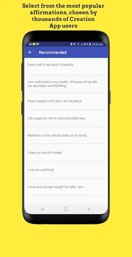 Creation – Voice Affirmations: Grave suas afirmações e transforme sua mente - Screenshot 2