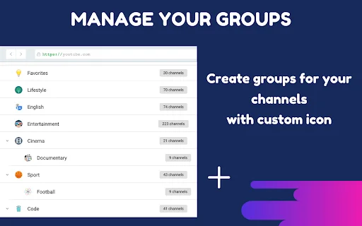 PocketTube: Organize suas Inscrições do YouTube – Download Grátis - Screenshot 2