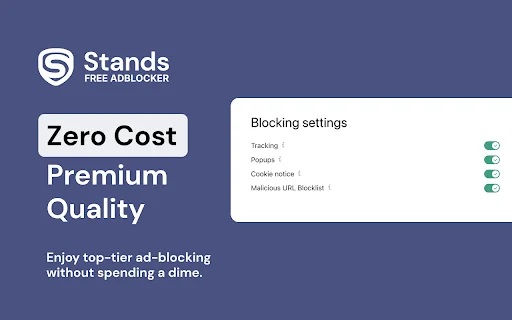 Stands AdBlocker: Bloqueie Anúncios no Chrome – Download Grátis - Screenshot 2