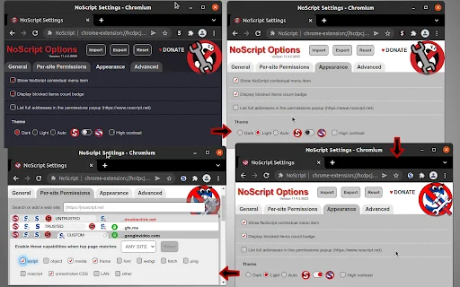 NoScript: Proteção Avançada de Navegador e Segurança Web - Screenshot 2