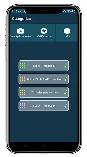 Baixar Timbales Cumbia – App de Percussão Realista Grátis - Screenshot 10