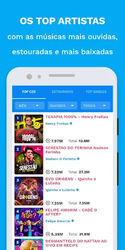 Baixar Sua Música: O Melhor App de Músicas Brasileiras e Forró - Screenshot 6