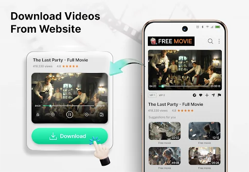 All Video Downloader: Baixe Vídeos em Alta Qualidade Grátis - Screenshot 1