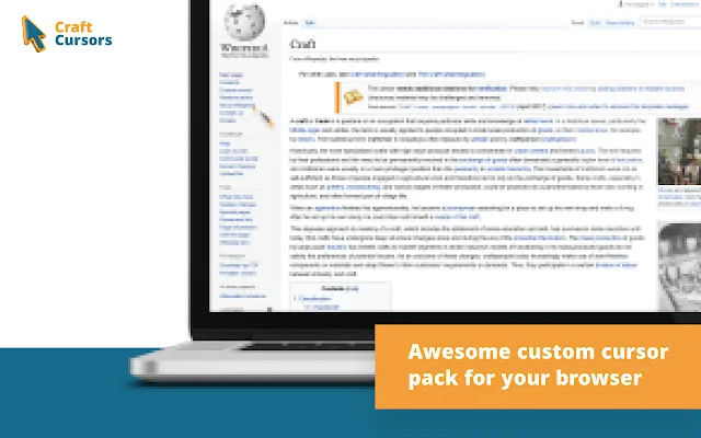 Craft Cursors: Personalize seu Navegador com Estilo Único - Screenshot 1