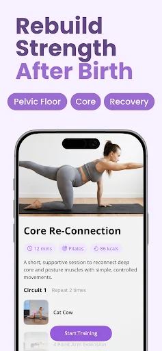 FitMama: Treino Gravidez e Pós-parto – Baixe o App Agora - Screenshot 4