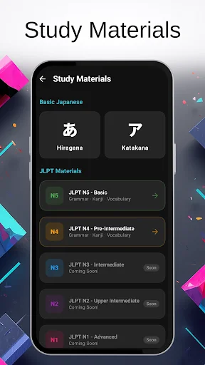 Baixar N1 Master of JLPT: N5-N1 – Estude Japonês de Forma Divertida - Screenshot 2