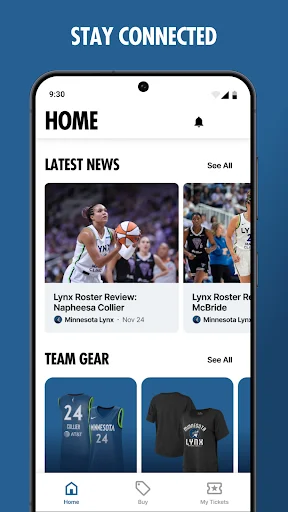 Baixe o App Minnesota Lynx: Ingressos, Notícias e Jogos ao Vivo - Screenshot 4