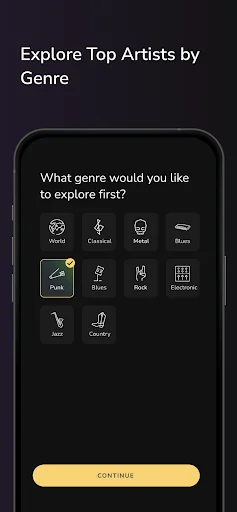 Snobs: Descubra Novas Músicas e Artistas com Swipe – Baixe Já - Screenshot 4