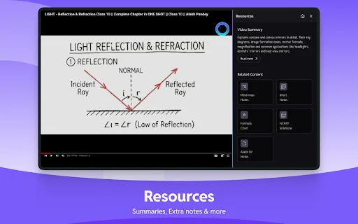 Pi Lens: Estude no YouTube com Resumos, Quizzes e PYQs - Screenshot 2