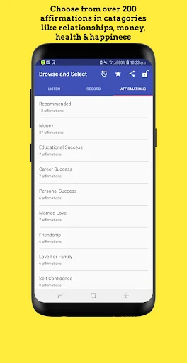 Creation – Voice Affirmations: Grave suas afirmações e transforme sua mente - Screenshot 5