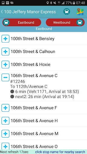 Chicago Bus Tracker: Rastreie Ônibus e Trens CTA em Tempo Real - Screenshot 4