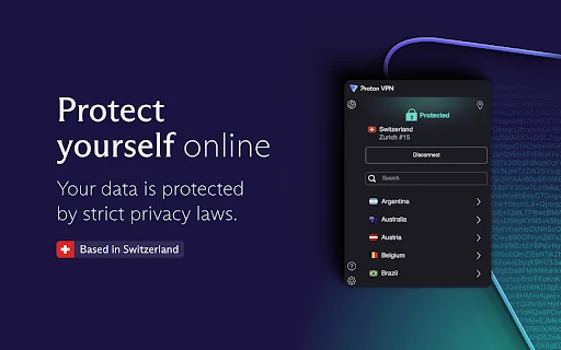 Proton VPN: Navegue com Segurança e Privacidade Total no Chrome - Screenshot 1