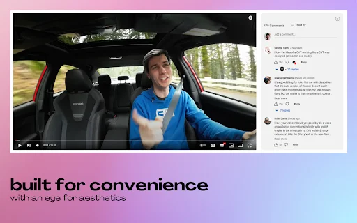 Sidesy: Leia Comentários no YouTube na Lateral – Baixe Agora - Screenshot 1