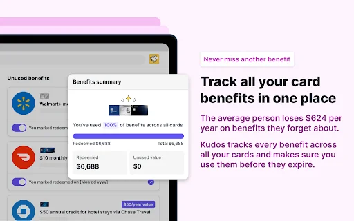 Kudos: Maximize seus Recompensas e Cashback em Compras Online - Screenshot 5