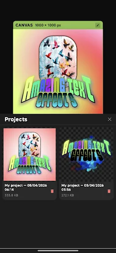 xCanvas 2 – AI Fonts Lettering: Crie Logos e Tipografias Incríveis - Screenshot 5