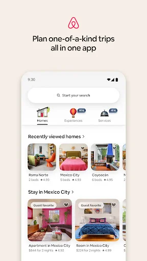 Baixar Airbnb: Reserve Casas e Experiências Incríveis no Android - Screenshot 1