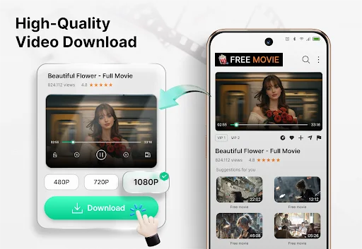 All Video Downloader: Baixe Vídeos em Alta Qualidade Grátis - Screenshot 4