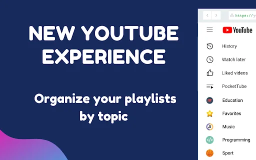 PocketTube: Gerencie suas Playlists do YouTube – Download Agora - Screenshot 1