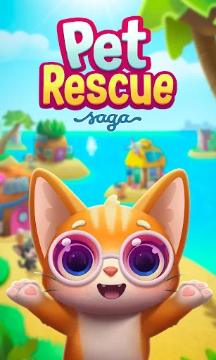 Baixar Pet Rescue Saga: O Melhor Jogo de Puzzle Grátis – Android - Screenshot 1