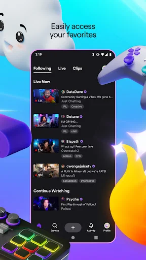 Baixar Twitch: Live Streaming – Assista a Lives e Games Grátis - Screenshot 2