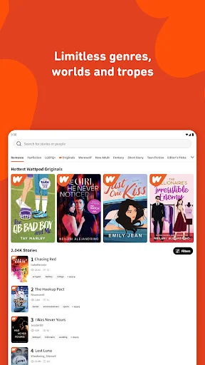 Baixar Wattpad – Ler e Escrever Histórias Online Grátis - Screenshot 9